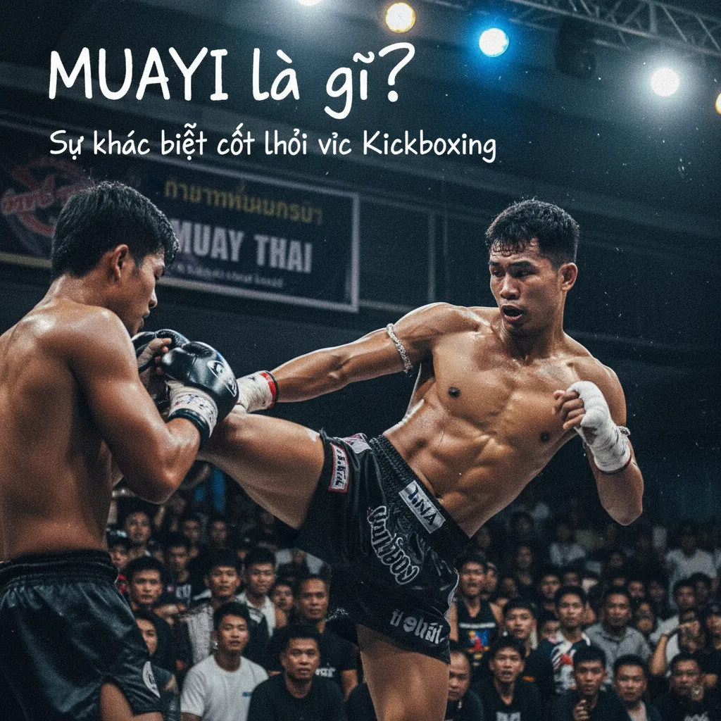 Lớp học Muay Thai tại một phòng tập