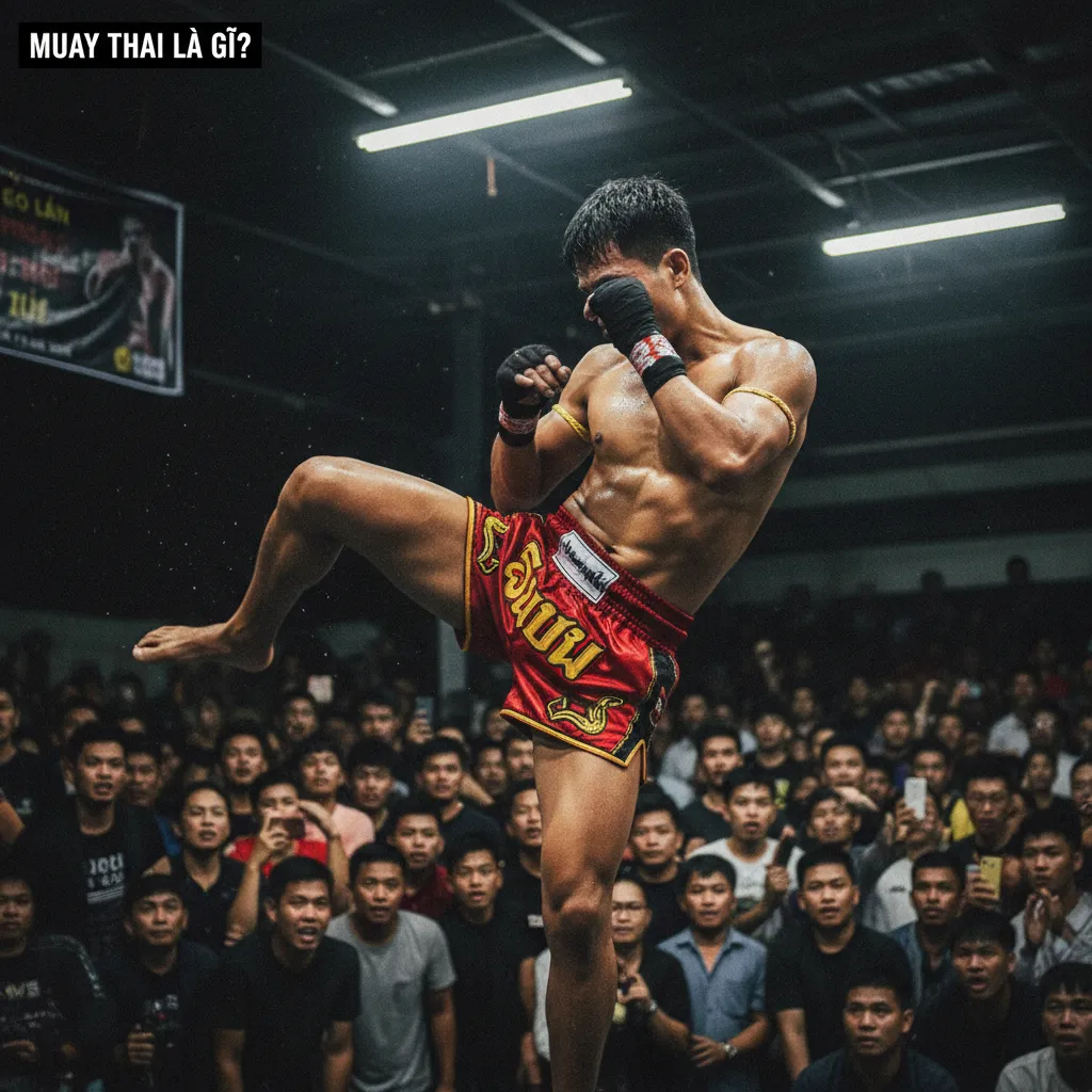 Cú đá phang ống đặc trưng của Muay Thai