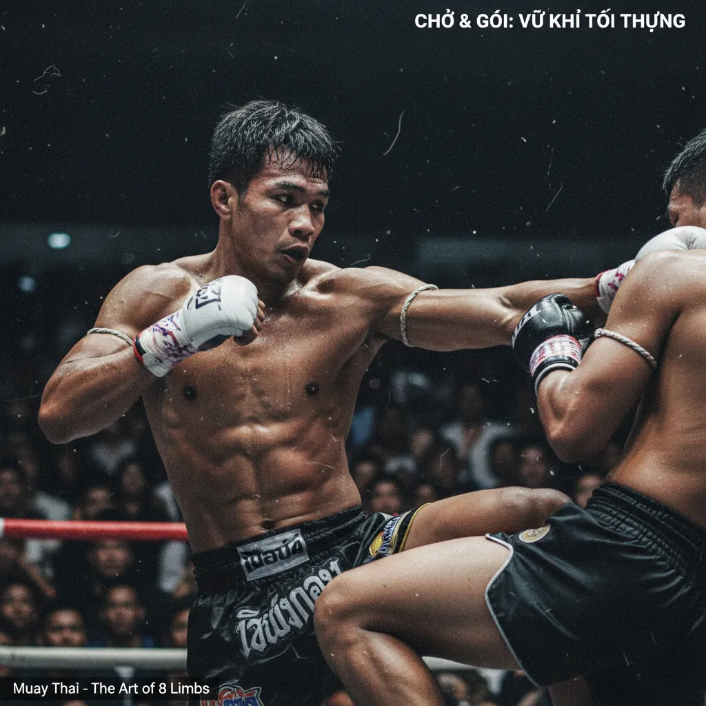 Tại sao chỏ và gối là vũ khí "tối thượng" của Muay Thai?