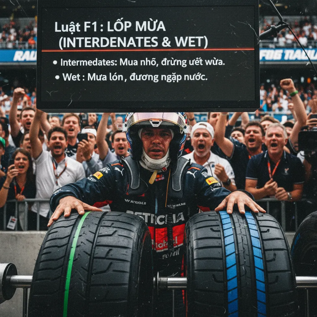 Phân biệt lốp Intermediates và Wet: Không chỉ là "mưa to" hay "mưa nhỏ"